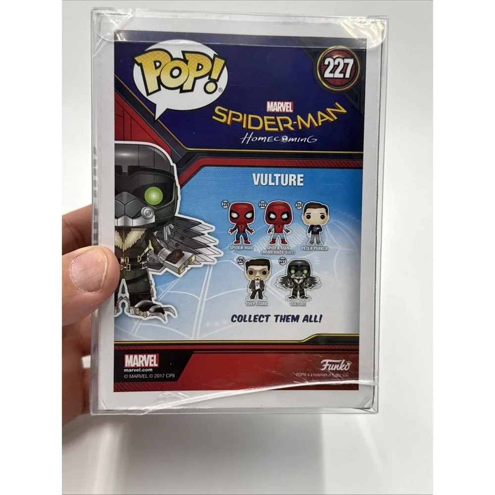 Funko Pop!‎ Spider-man Homecoming - Vulture #227 w/ New Case protector